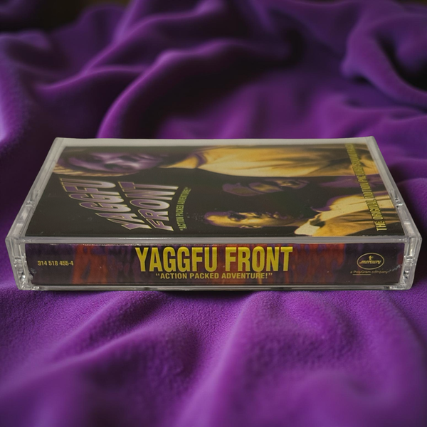 •YAGGFU FRONT - “ACTION PACKED ADVENTURE”!• ~1994 OG PRESSING~ (CASSETTE TAPE)