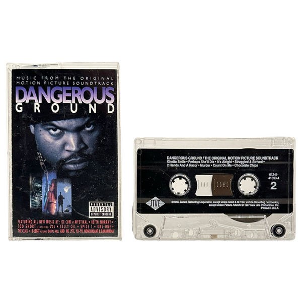 •DANGEROUS GROUND - MUSIC FROM THE ORIGINAL MOTION PICTURE SOUNDTRACK• ~1997 ORIGINAL PRESSINGS~ (CD & CASSETTE TAPE)