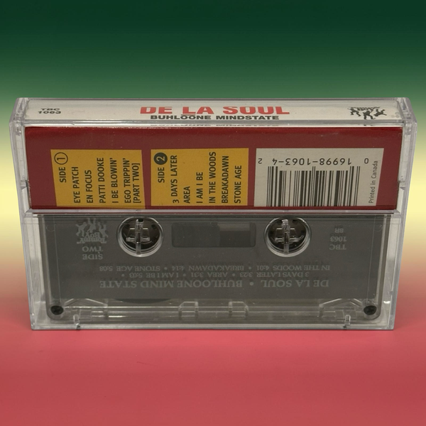 •DE LA SOUL ~ BUHLOONE MINDSTATE• ~1993 OG PRESSING~ (CASSETTE TAPE)