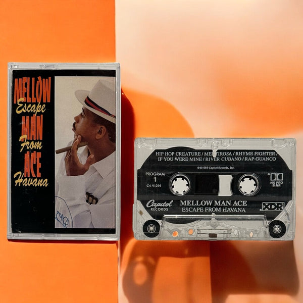 •MELLOW MAN ACE ~ ESCAPE FROM HAVANA• ~1989 OG PRESSING~ (CASSETTE TAPE) (2)