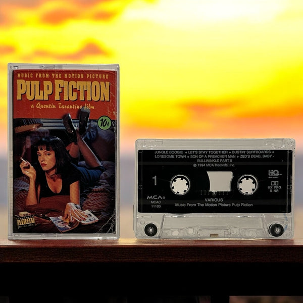 •PULP FICTION - MUSIC FROM THE MOTION PICTURE• ~1994 OG PRESSING~ (CASSETTE TAPE)