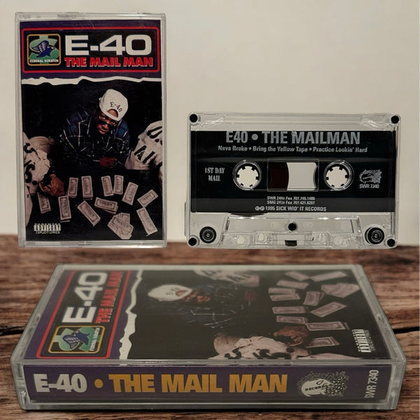 •E-40 - THE MAIL MAN EP• ~1995 OG REPRESSING~ (CASSETTE TAPE)