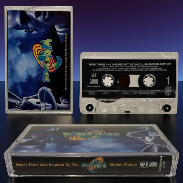 •SPACE JAM - MUSIC FRIM AND INSPIRED BY THE MOTION PICTURE• ~1996 OG PRESSINGS~ (CASSETTE TAPE)