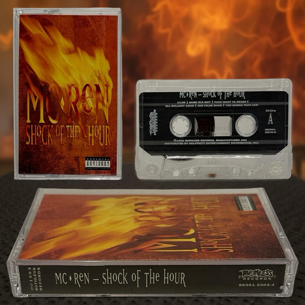 •MC REN - SHOCK OF THE HOUR• ~1993 OG PRESSING~ (CASSETTE TAPE)