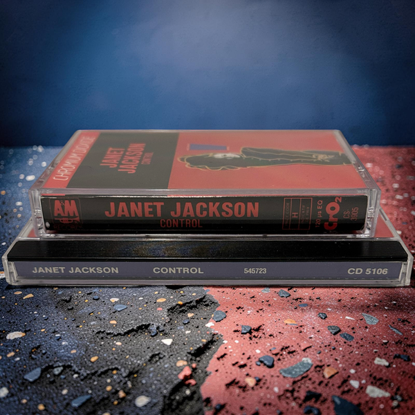 •JANET JACKSON ~ CONTROL• ~1986 OG CANADIAN PRESSINGS~ (CD & CASSETTE TAPE)