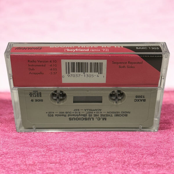 •LUSCIOUS - BOOM! THERE HE IS!• ~1993 OG MAXI-SINGLE~ (CASSETTE TAPE)