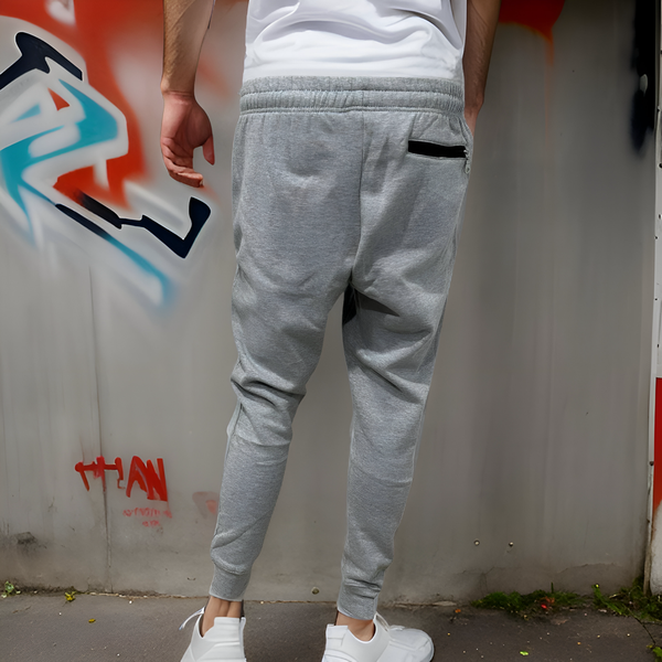 ^COTTON BEST^ (LIGHT GREY) JOGGER SWEATPANTS