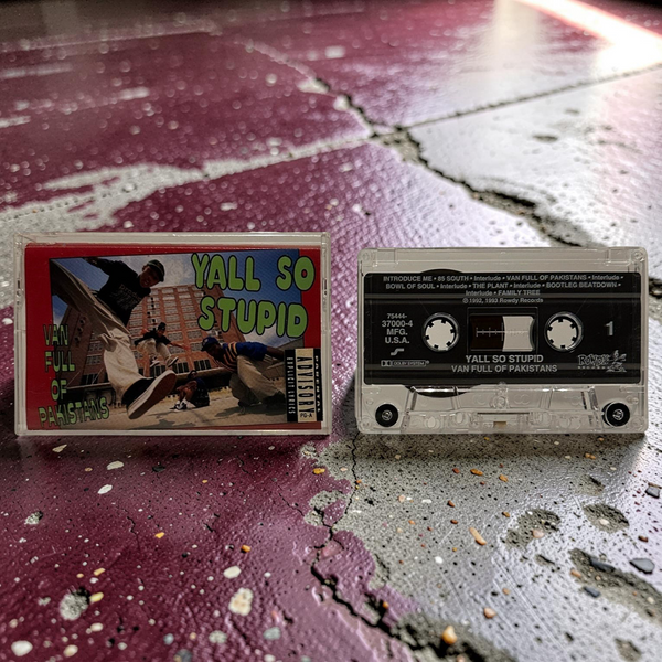•YALL SO STUPID ~ A VAN FULL OF PAKISTANS• ~1993 OG PROMO PRESSING~ (CASSETTE TAPE)