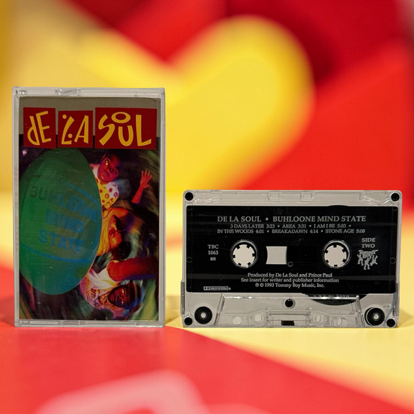 •DE LA SOUL ~ BUHLOONE MINDSTATE• ~1993 OG PRESSING~ (CASSETTE TAPE)