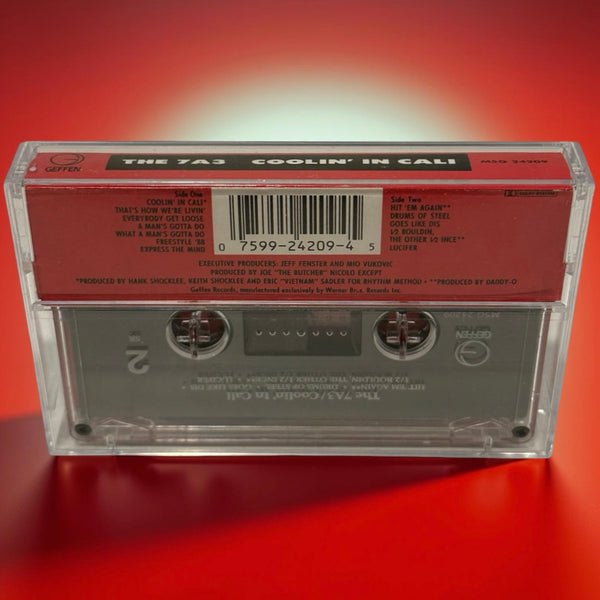 •THE 7A3 ~ COOLIN’ IN CALI• ~1988 OG PRESSING~ (CASSETTE TAPE) (2)