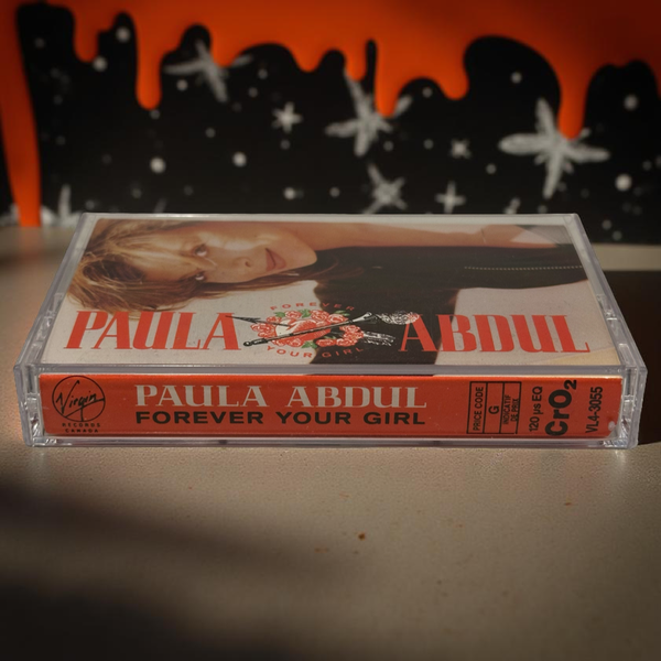 •PAULA ABDUL - FOREVER YOUR GIRL• ~1988 OG PRESSING~ (CASSETTE TAPE) (CANADIAN BLACK SHELL)