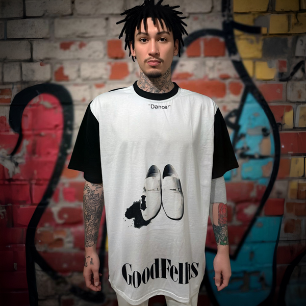 •GOODFELLAS - “DANCE”• Luxury big print tees (Cotton blends) (UP TO 5XL)