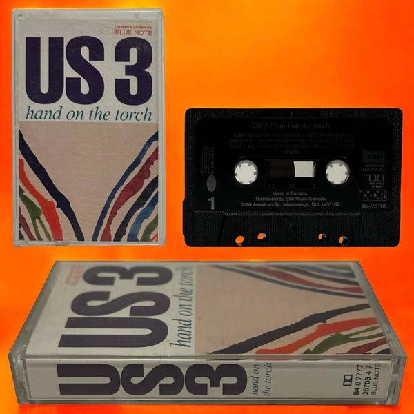 •US 3 - HAND ON THE TORCH• ~1993 OG CANADIAN PRESSING~ (CASSETTE TAPE) (BLACK SHELL)