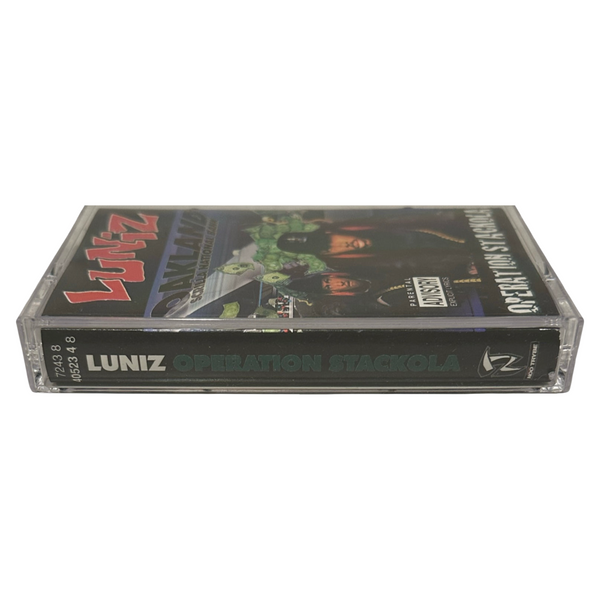 •LUNIZ ~ OPERATION STACKOLA• ~1995 OG PRESSING~ (CASSETTE TAPE)