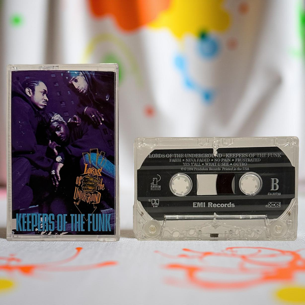 •LORDS OF THE UNDERGROUND ~ KEEPERS OF THE FUNK• ~1994 OG PRESSING~ (CASSETTE TAPE)