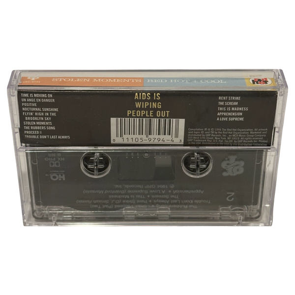 •VARIOUS - STOLEN MOMENTS - RED HOT & COOL• ~1994 OG PRESSING~ (CASSETTE TAPE)