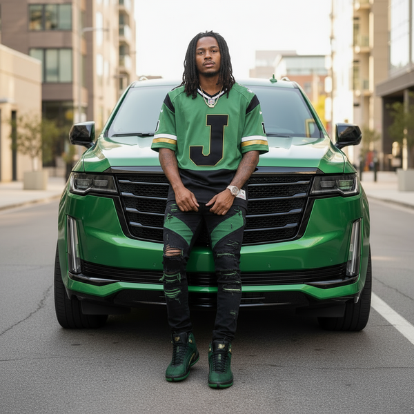 *NEW YORK JETS* ~Gang-Green~ football jerseys by IMP