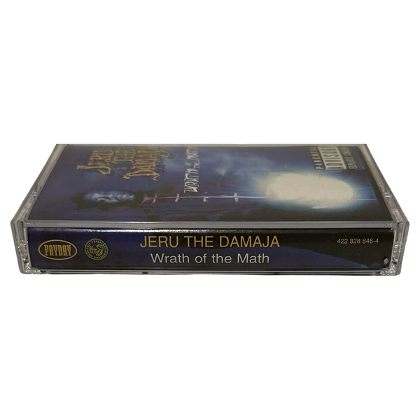 •JERU THE DAMAJA - WRATH OF THE MATH• ~1996 OG CANADIAN PRESSING~ (CASSETTE TAPE) (BLACK SHELL)