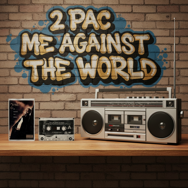 •2PAC - ME AGAINST THE WORLD• ~1995 OG PRESSING~ (CASSETTE TAPE)