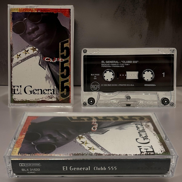 •EL GENERAL ~ CLUB 555• ~1995 OG PRESSING~ (CASSETTE TAPE)