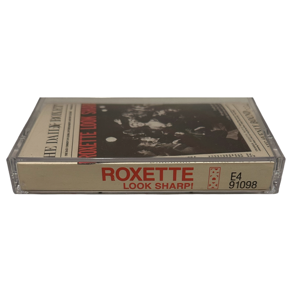 •ROXETTE - LOOK SHARP!• ~1988 OG CANADIAN PRESSING~ (CASSETTE TAPE) (BLACK SHELL)