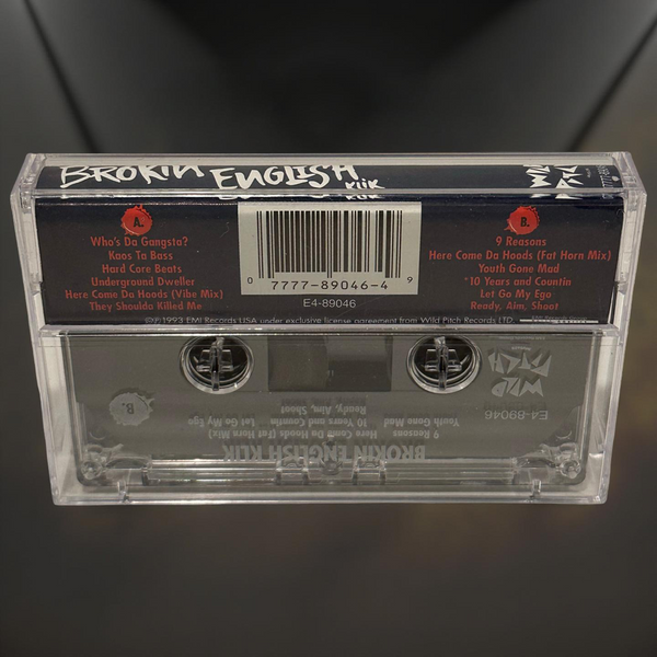 •BROKIN ENGLISH KLIK - BROKIN ENGLISH KLIK• ~1993 OG PRESSING~ (CASSETTE TAPE)