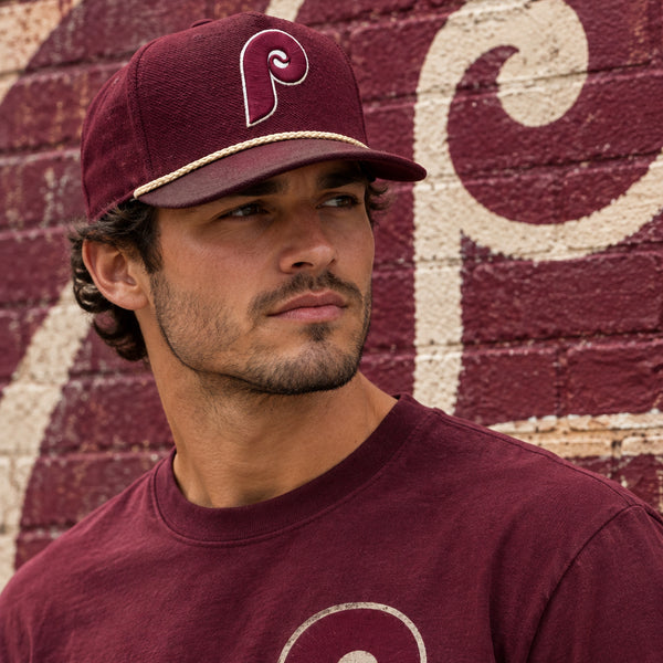 *PHILADELPHIA PHILLIES* Corduroy Snapback Hat by Mitchell & Ness (Pro Pinch Fit)