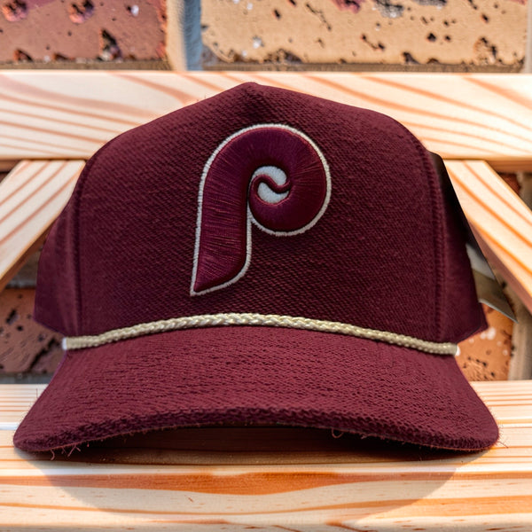 *PHILADELPHIA PHILLIES* Corduroy Snapback Hat by Mitchell & Ness (Pro Pinch Fit)