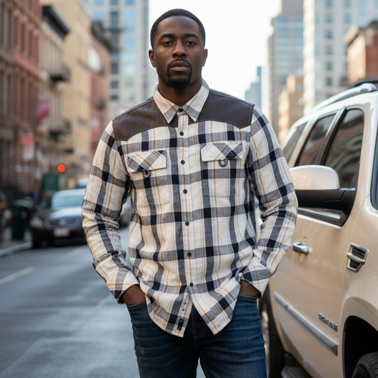 *Rocawear* ~Button Up Flannel Shirt~ (XL)