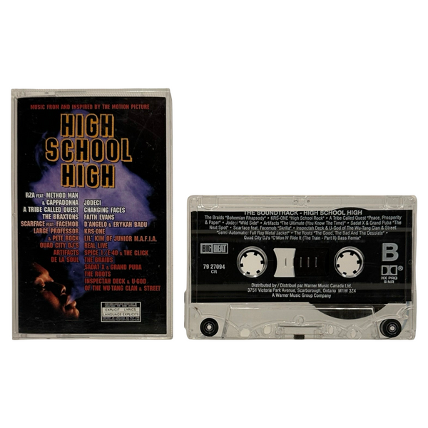 •HIGH SCHOOL HIGH - MUSIC FROM AND INSPIRED BY THE MOTION PICTURE• ~1996 OG PRESSINGS~ (CD & CASSETTE TAPE)