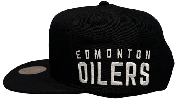 *Edmonton Oilers* snapback hats by Mitchell & Ness