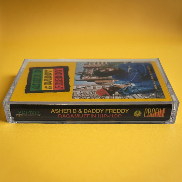 •ASHER D & DADDY FREDDY - RAGGAMUFFIN HIP-HOP• ~1988 OG PRESSING~ (CASSETTE TAPE)
