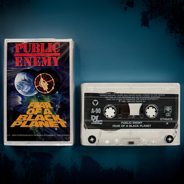 •PUBLIC ENEMY - FEAR OF A BLACK PLANET• ~1990 OG PRESSING~ (CASSETTE TAPE)