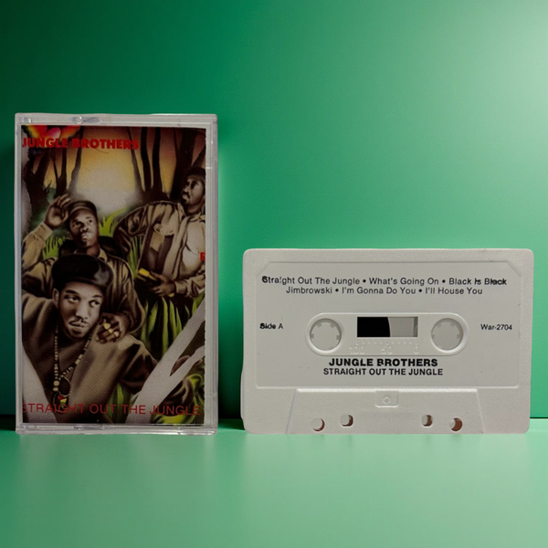 •JUNGLE BROTHERS - STRAIGHT OUT THE JUNGLE• ~1988 OG PRESSING~ (CASSETTE TAPE)