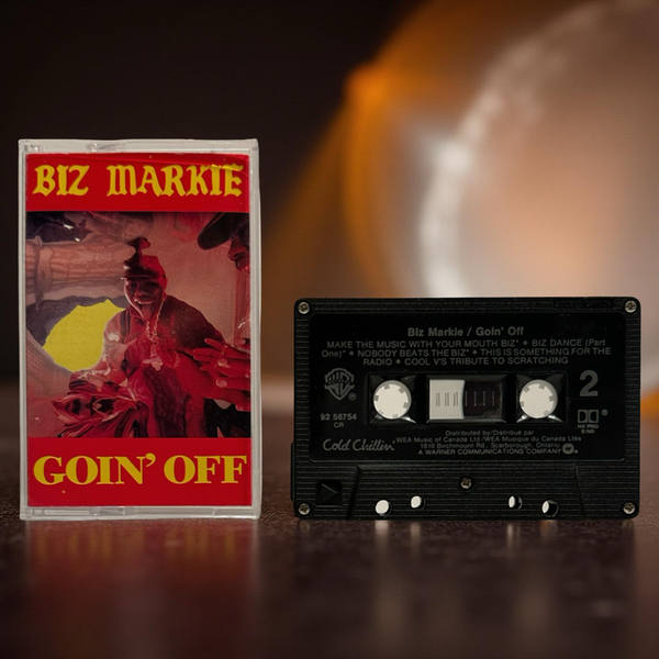 •BIZ MARKIE - GOIN’ OFF• ~1988 OG CANADIAN PRESSING~ (CASSETTE TAPE) (BLACK SHELL)