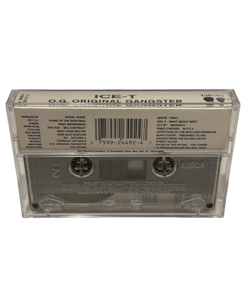 •ICE-T - ORIGINAL GANGSTER• ~1991 OG PRESSINGS~ (CD & CASSETTE TAPE)