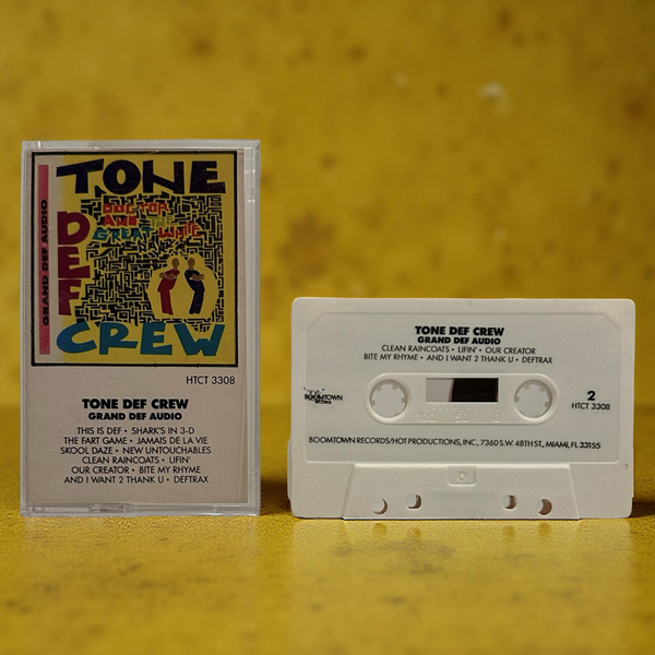 •TONE DEF CREW - GRAND DEF AUDIO• ~1989 OG PRESSING~ (CASSETTE TAPE)