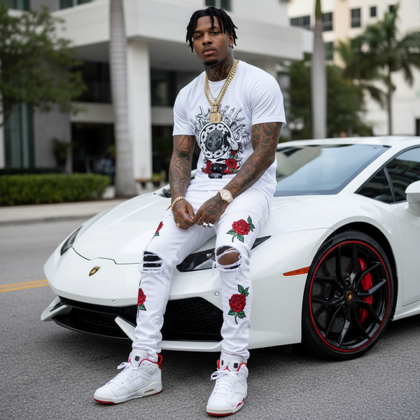 *CROOKS & CASTLES* (WHITE) SHORT SLEEVE T-SHIRTS