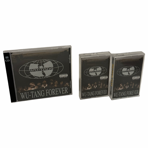 •WU-TANG CLAN ~ FOREVER• ~1997 OG DOUBLE ALBUM CANADIAN PRESSINGS~ (2CD & 2CASSETTE TAPES)