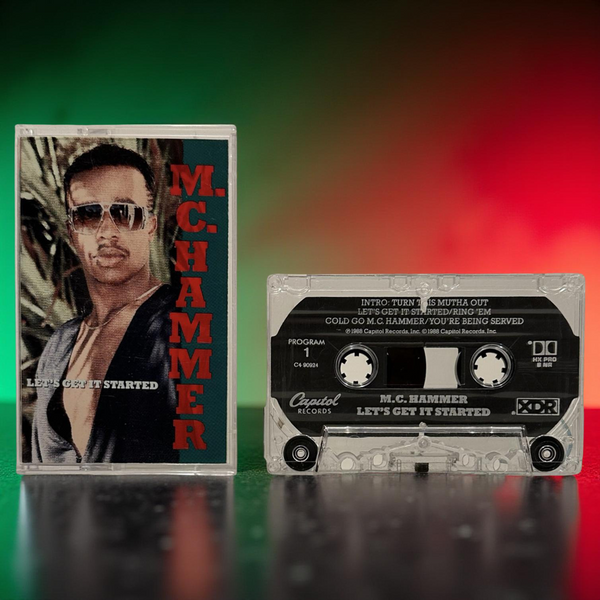 •M.C. HAMMER - LET’S GET IT STARTED• ~1988 OG PRESSING~ (CASSETTE TAPE)