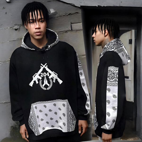 ^204 LA FAMILIA^ ~TEAM AK~ LUX HOODIES (CUT & SEW WITH EMBROIDERED LOGOS)