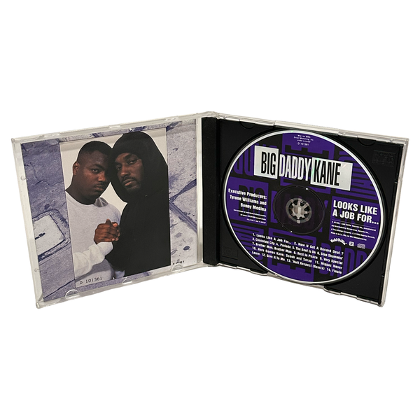 •BIG DADDY KANE - LOOKS LIKE A JOB FOR…• ~1993 OG PRESSINGS~ (CD & CASSETTE TAPE)