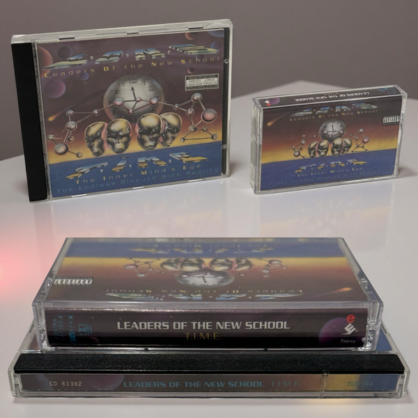 •LEADERS OF THE NEW SCHOOL - T.I.M.E.• ~1993 OG PRESSINGS~ (CD & CASSETTE TAPE)