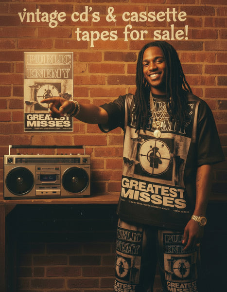 •PUBLIC ENEMY - GREATEST MISSES• ~1992 OG PRESSING~ (CASSETTE TAPE)