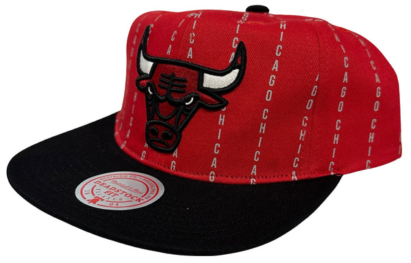 *Chicago Bulls* ~Deadstock fit~ (Soft Shell) snapback hats by Mitchell & Ness