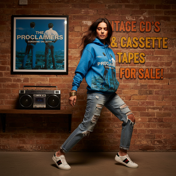 •THE PROCLAIMERS - SUNSHINE ON LEITH• ~1988 OG CANADIAN PRESSINGS~ (CD & CASSETTE TAPE)