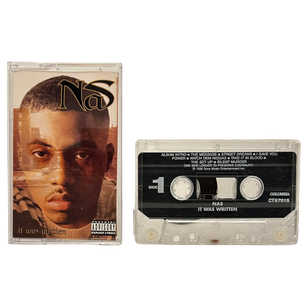 •NAS - IT WAS WITTEN• ~1996 OG CANADIAN PRESSING~ (CASSETTE TAPE)