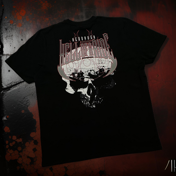 *HEADRUSH* (Black) ~Hell Of A Ride~ Short Sleeve T-Shirt