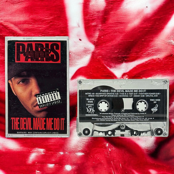 •PARIS - THE DEVIL MADE ME DO IT• ~1990 OG PRESSING~ (CASSETTE TAPE)
