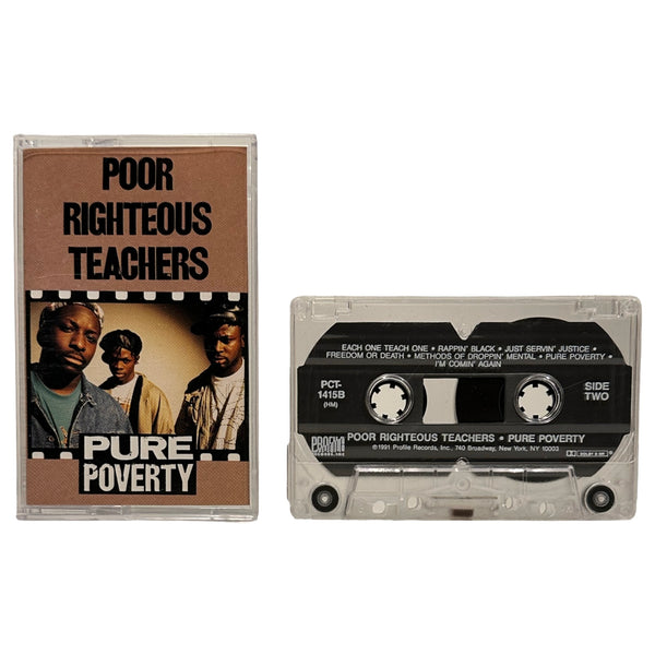 •POOR RIGHTEOUS TEACHERS - PURE POVERT• ~1991 OG PRESSINGS~ (CD & CASSETTE TAPE)
